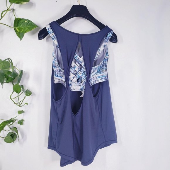 Lululemon Athletica Navy Blue Ready & Go Tank Top - Picture 4 of 11